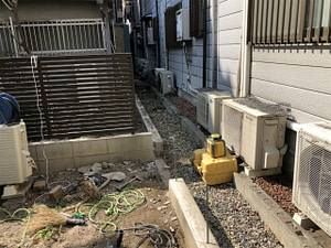 大阪市阿倍野区　N様　フェンス工事　エクステリア工事の画像